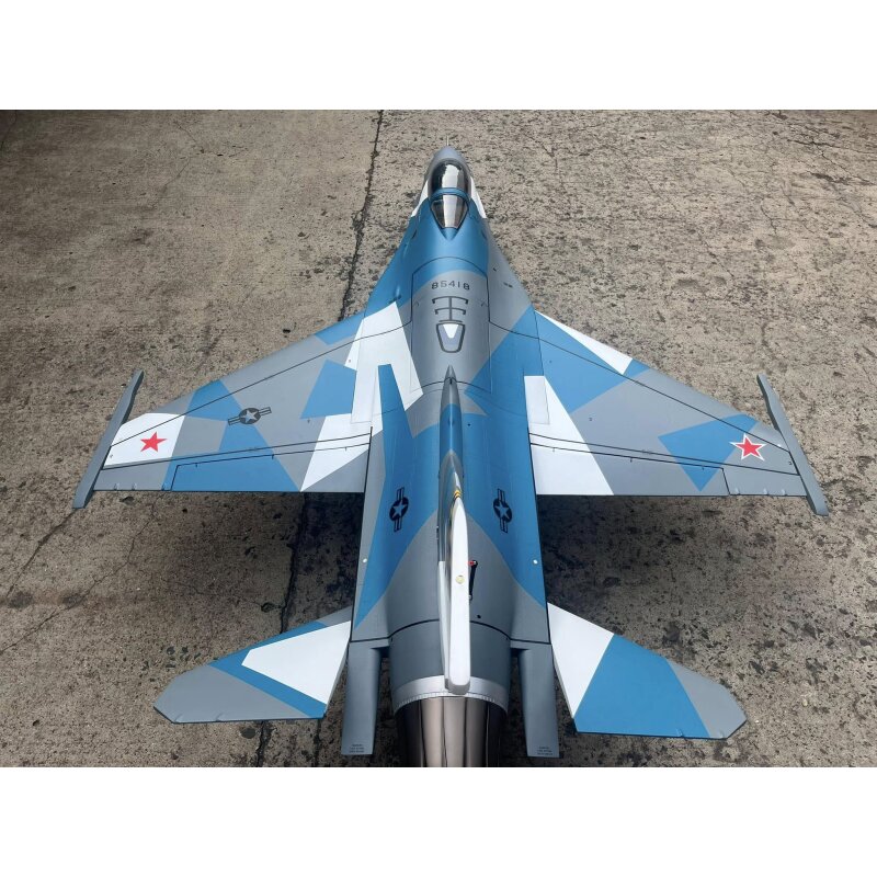 Baja F16 Blue Camo top view