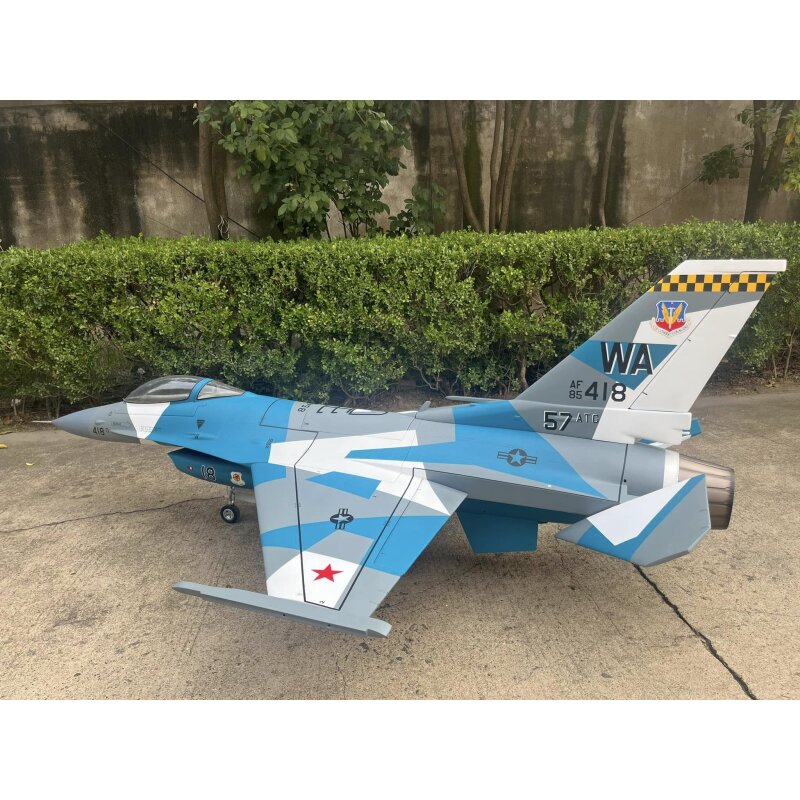 Baja F16 Blue Camo top view